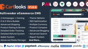Fixed* CartLooks (v1.0.0) Laravel & VueJS Powered Multivendor Ecommerce CMS with PWA