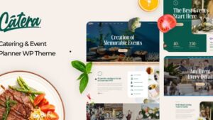 Catera (v2.0.1) Catering & Event Planner Wordpress Theme