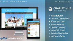 Charity Hub (v1.5.1) Nonprofit / Fundraising WordPress