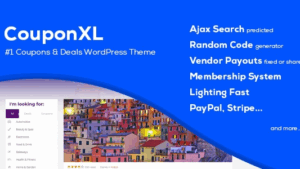 CouponXL (v4.5.1) Coupons, Deals & Discounts WP Theme