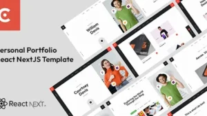 Courtney (v1.0.0) React Personal Portfolio NextJS Template