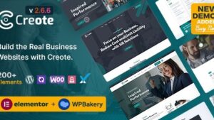 Creote (v2.8.9) Corporate & Consulting Business WordPress Theme