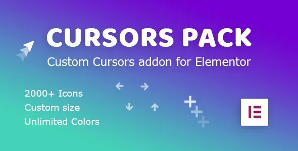 Cursors Pack (v1.0.3) Elementor WordPress插件鼠标指针扩展包