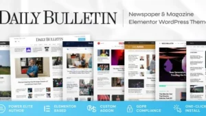 Daily Bulletin (v1.2.2) Magazine & Newspaper WordPress Theme