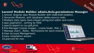 Dashboard Builder v4.1 - CRUD,Users,Roles,Permission,Files Manager,Invoices