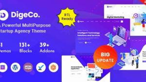 Digeco (v2.2.0) Startup Agency WordPress Theme [Activated]