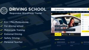 Driving School (v1.4.9) WordPress Theme