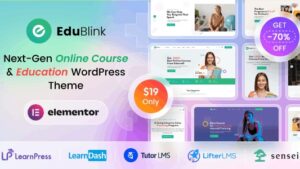 EduBlink (v2.0.0) Education & Online Course WordPress Theme