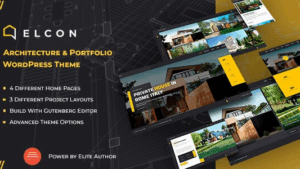 Elcon (v1.0.1) Architecture & Portfolio WordPress Theme