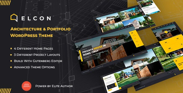 Elcon (v1.0.1) Architecture & Portfolio WordPress Theme
