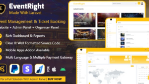 EventRight (v6.2) Ticket Sales and Event Booking & Management System - (saas)