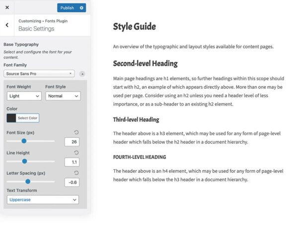 Fonts Plugin Pro v1.8.3 Google Fonts for WordPress