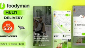 Foodyman – Multi – Restaurant (and Grocery) Delivery App (iOS&Android) v2024-20