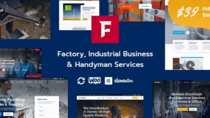 Fortis (v1.0.0) Factory Industrial Business & Handyman Services WordPress Theme