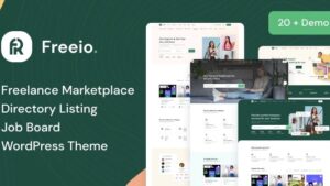 Freeio (v1.3.22) Freelance Marketplace WordPress Theme