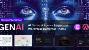 GenAI (v.1.1.1) AI Agency & Technology Startup Elementor WordPress Theme