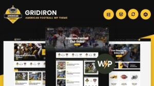 Gridiron (v1.0.13) American Football & NFL Superbowl Team WordPress Theme