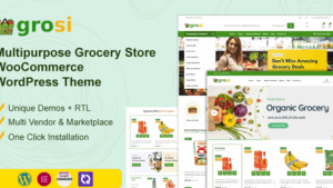 Grosi (v1.1.9) Grocery Store WooCommerce WordPress Theme WooCommerce Theme