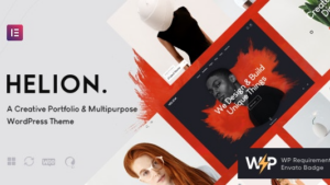 Helion (v1.1.12) Personal Creative Portfolio WordPress Theme + Store