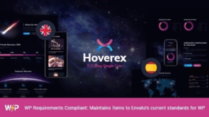 Hoverex (v1.5.11) Cryptocurrency & ICO WordPress Theme + Spanish