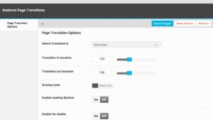 Kadence Page Transitions v.1.0.8