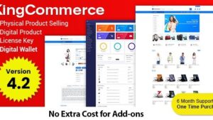 [Activated*] KingCommerce (v4.2) All in One Single and Multi vendor Eommerce Business Management System