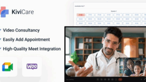 KiviCare (v1.0.6) Google Meet Telemed And WooCommerce Payment Gateway (Add-on)