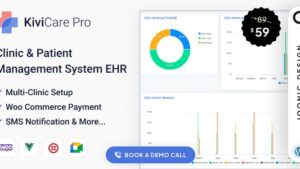 Kivicare Pro (v2.5.8) Clinic & Patient Management System EHR