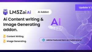 LMSzai AI (v1.0) Ai Content writing & Image Generating addon