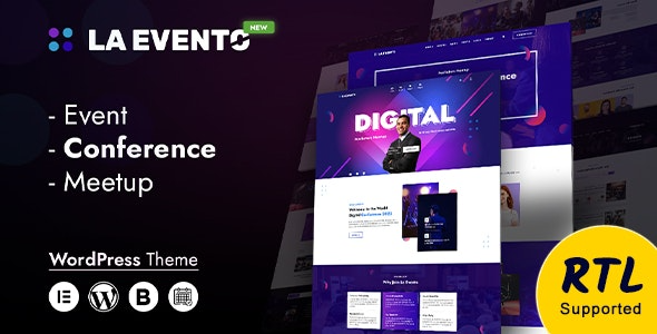 La Evento (v1.2.0) An Organized Event WordPress Theme