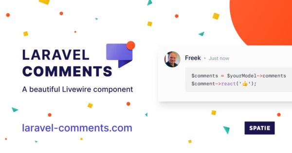 Laravel Comments (v1.4.1) Livewire component 