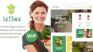 Lettuce (v1.1.6) Organic Food & Eco Online Store Products WordPress Theme