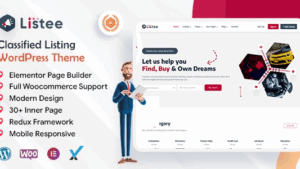 Listee (v1.0.2) Classified Ads and Listing Directory WordPress Theme