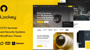Lockey (v1.0.6) CCTV and Security Systems WordPress Theme [Activated]