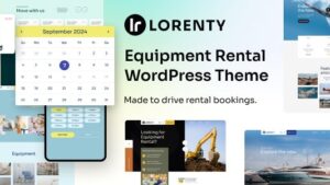 MotoPress Lorenty (v1.0.1) Equipment Rental WordPress Theme for Bikes, Boats & Inventory