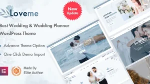 (v1.0.7) Loveme Wedding & Wedding Planner WordPress Theme