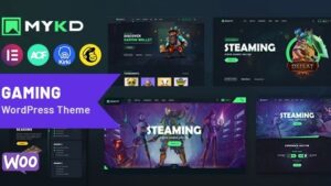 MYKD (v.1.2) eSports and Gaming NFT WordPress Theme