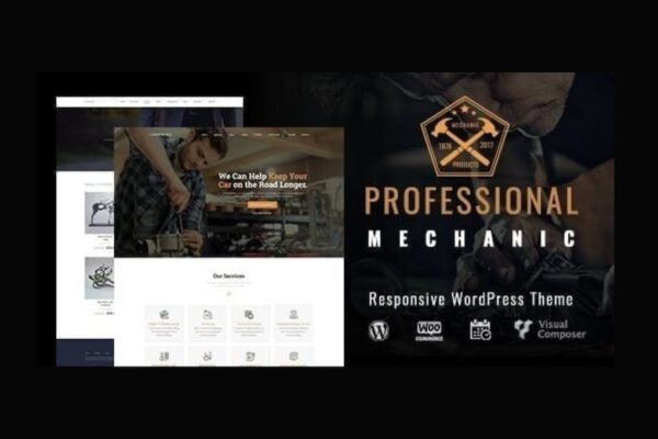 Mechanic (v1.1.2) Auto Repair WordPress Theme