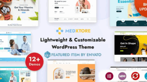 MedXtore (v3.3.4) Pharmacy, Medical & Beauty Elementor WooCommerce Theme