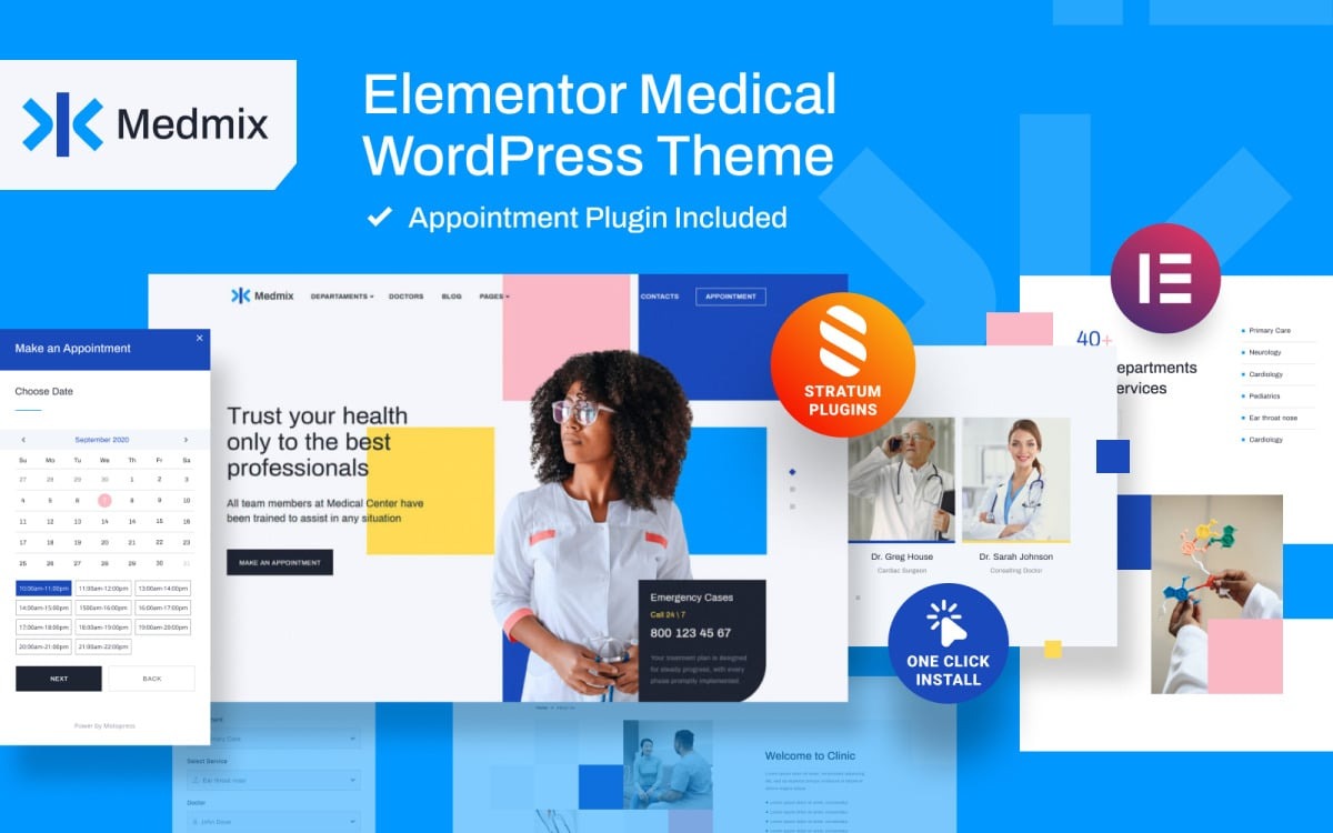 MotoPress Medmix (v1.4.2) the Ultimate Medical WordPress Theme
