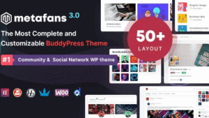 MetaFans (v3.4) Community & Social Network BuddyPress Theme [Activated]