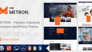 Metron (v2.4) Industry and Construction WordPress Theme