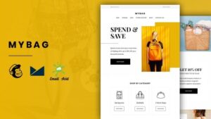 MyBag v1.0 E-commerce Responsive Email for Fashion & Accessories with Online Builder