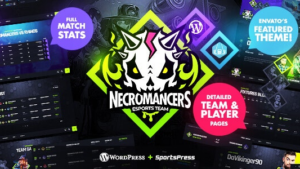Necromancers (v1.6.0) eSports & Gaming Team WordPress Theme
