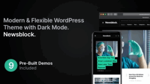 Newsblock (v1.2.5) News & Magazine WordPress Theme with Dark Mode [Activated]
