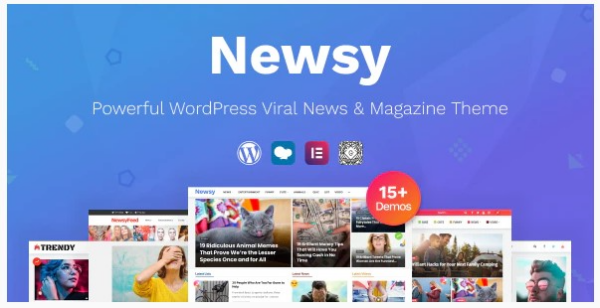 Newsy (v2.5.6) Viral News & Magazine WordPress Theme