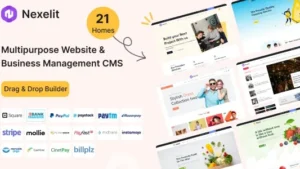 Nexelit v4.0.0 Multipurpose Website & Business Management System CMS [Activated]