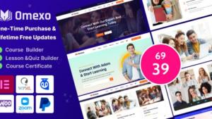 Omexo (v3.0) Education & Online Courses WordPress Theme