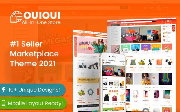 OuiOui v1.4.13 Multi Vendor MarketPlace Elementor WooCommerce Theme