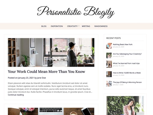 Personal Blogily v148.5